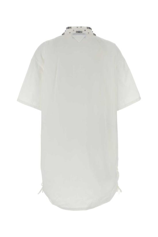 26FW 프라다 포플린 미니드레스 P3T37RSOOO17DG F0009 WHITE - PRADA