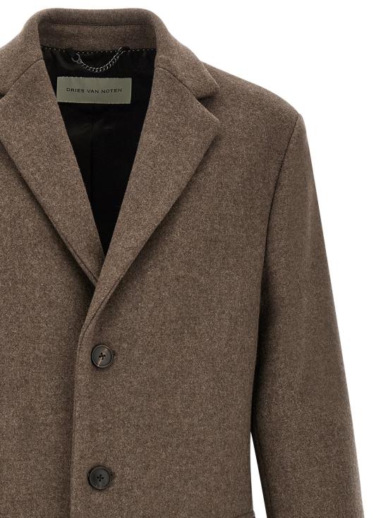 26FW 드리스 반 노튼 코트 DR342162BM BROWN - DRIES VAN NOTEN