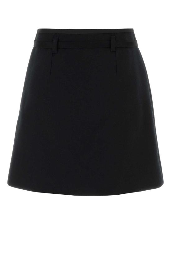 26FW 프라다 스커트 P10B3HSOOO11H4 F0002 BLACK - PRADA