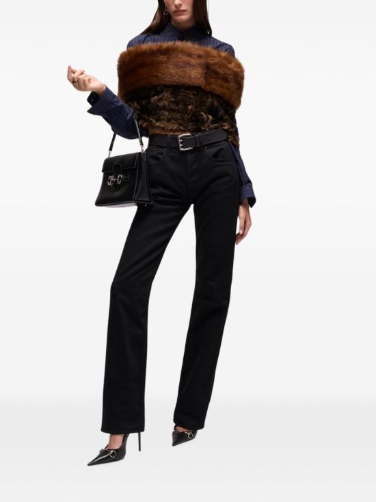 26FW 구찌 스트레이트 팬츠 A008N8 XDDJH1000 BLACK - GUCCI