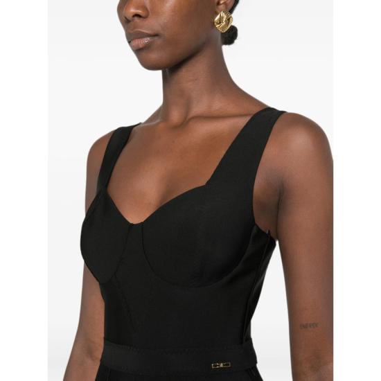 26FW 엘리자베타프랜치 원피스 AB98566E2 110 BLACK - ELISABETTA FRANCHI