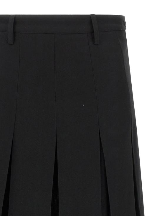 26FW MM6 메종마르지엘라 스커트 MM342247BM BLACK - MM6 MAISON MARGIELA