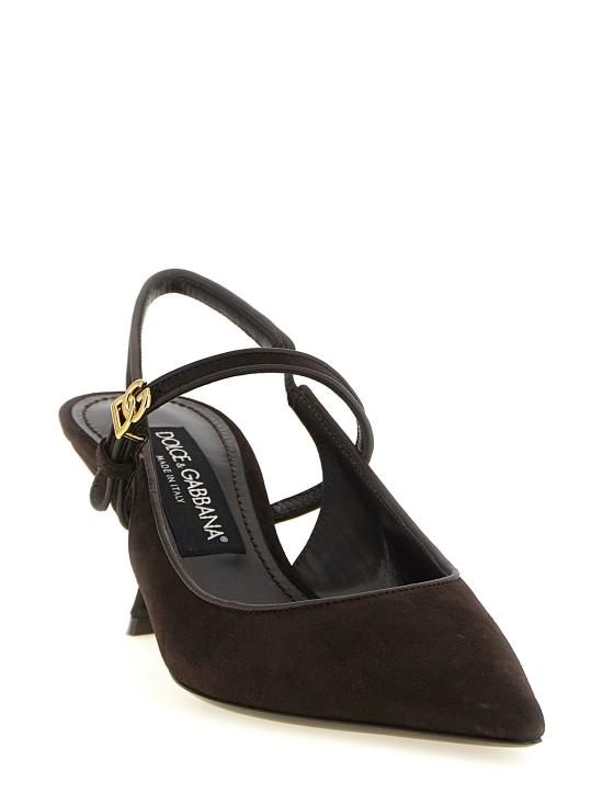 26FW 돌체앤가바나 힐/펌프스 DO342462BM BROWN - DOLCE & GABBANA