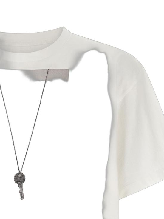 26SS MM6 메종마르지엘라 탑 MM325965BM WHITE - MM6 MAISON MARGIELA