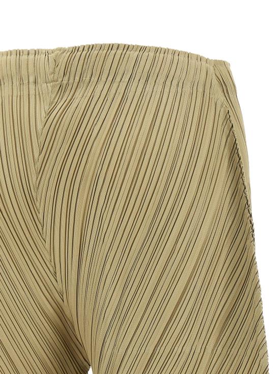 26FW 플리츠플리즈 스트레이트 팬츠 PL342377BM BEIGE - PLEATS PLEASE