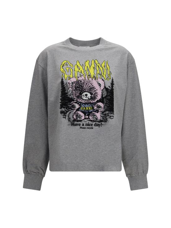 26FW 가니 스웨터 A1050306 920 GRAY