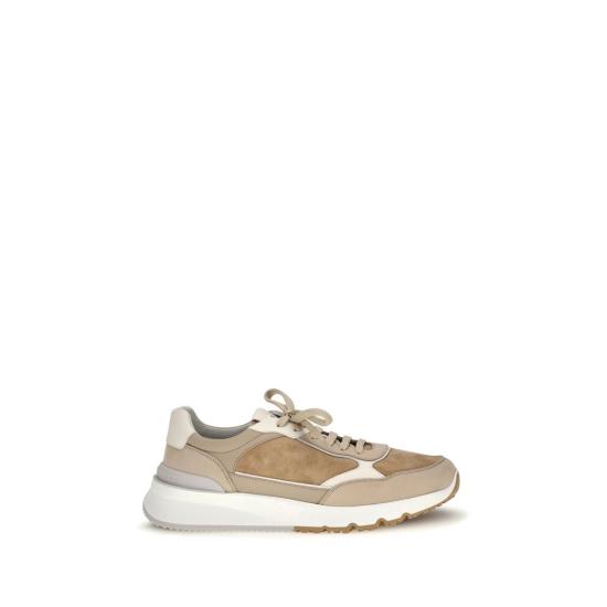 26FW 브루넬로 쿠치넬리 스니커즈 BRMZUSNEO355CIC58BB BEIGE - BRUNELLO CUCINELLI