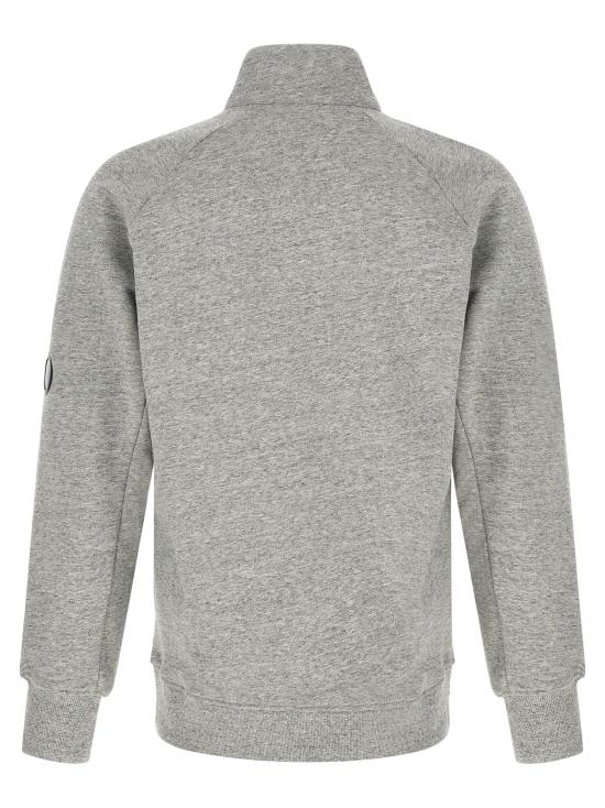 26FW 씨피 컴퍼니 집업 니트 CP342434BM GRAY - C.P. COMPANY