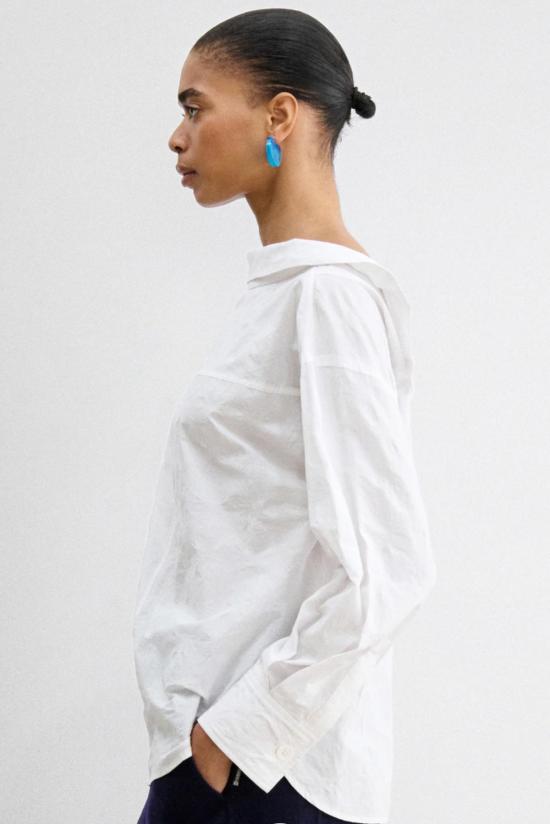  레이첼 코미 블라우스 달베이 탑 화이트 체크 - RACHEL COMEY