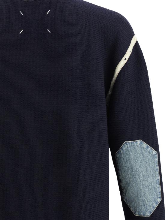 26FW 마르지엘라 집업 니트 S50HA1072S18147 511 NAVY - MAISON MARGIELA