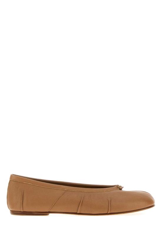 26FW 마르지엘라 타비 발레리나 스웨이드 플랫 슈즈 S58WZ0127P3753 T4091 BEIGE