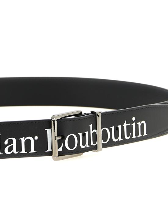 26FW 크리스챤 루부탱 가죽 벨트 CH342592BM BLACK - CHRISTIAN LOUBOUTIN