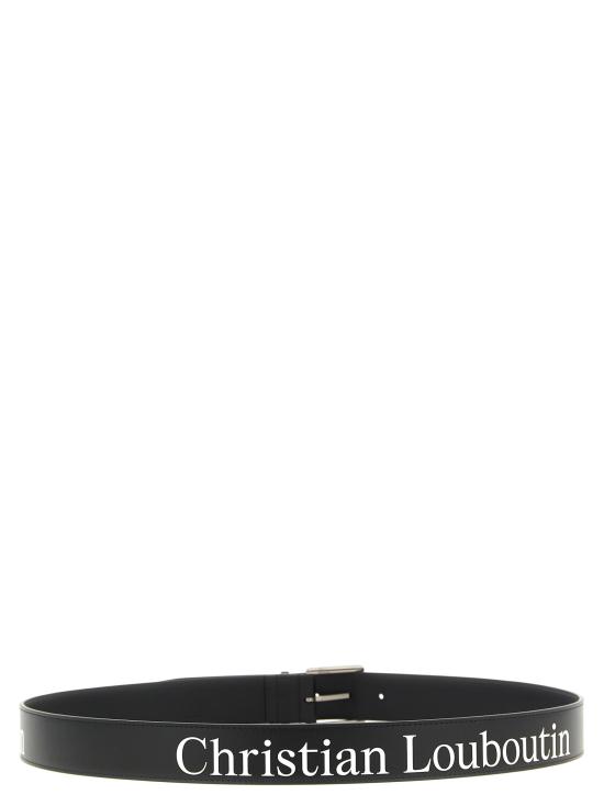 26FW 크리스챤 루부탱 가죽 벨트 CH342592BM BLACK - CHRISTIAN LOUBOUTIN