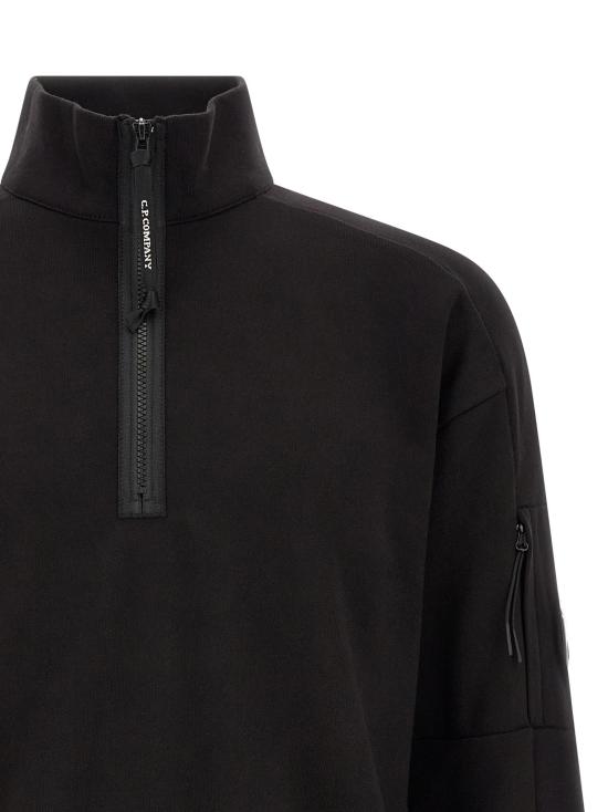 26FW 씨피 컴퍼니 집업 니트 CP342433BM BLACK - C.P. COMPANY