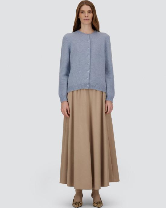  에르노 롱 스커트 GN00028DR12934 1985 Beige - HERNO