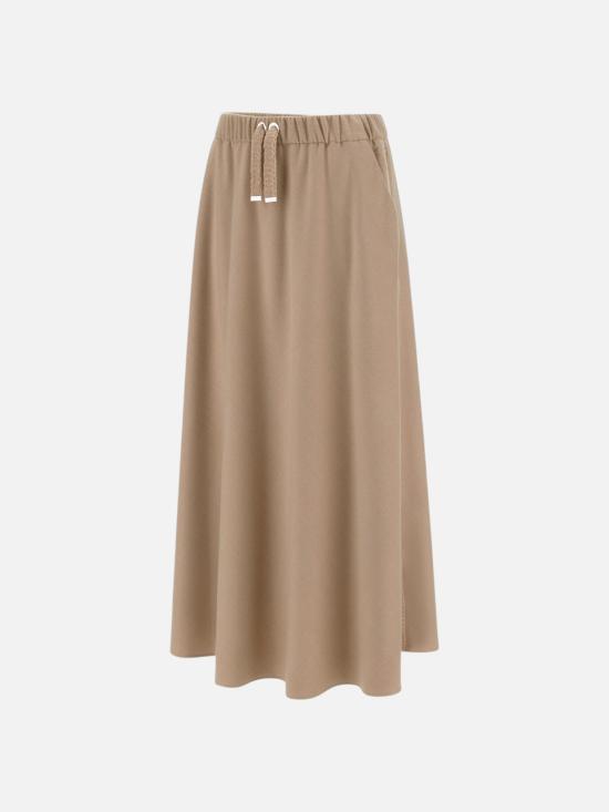  에르노 롱 스커트 GN00028DR12934 1985 Beige - HERNO