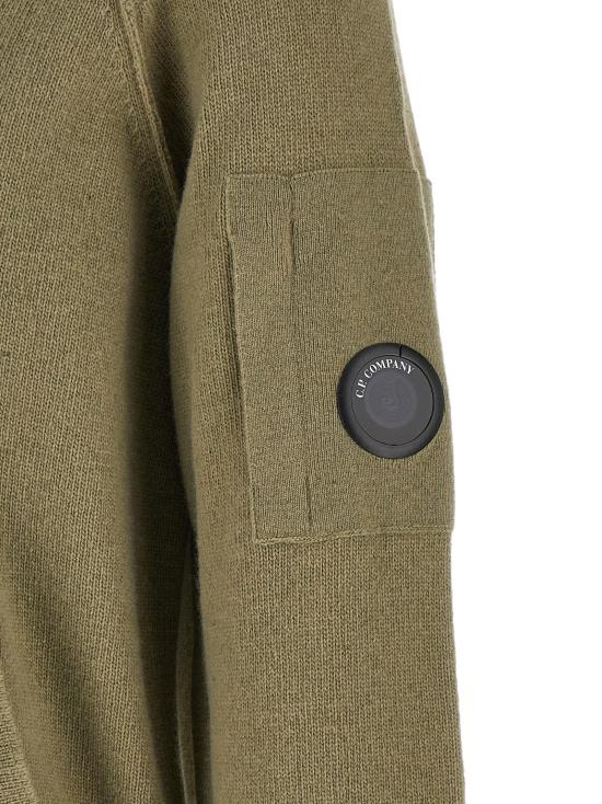 26FW 씨피 컴퍼니 집업 니트 CP342435BM BICOLOR - C.P. COMPANY