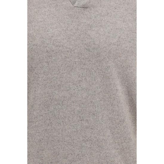 26FW 브루넬로 쿠치넬리 탑 BRMQS203805CVO32BB GRAY - BRUNELLO CUCINELLI