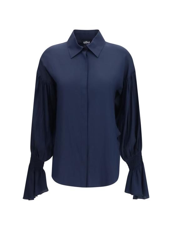 26FW 엘라 셔츠 PSH246CREPE 2 NAVY