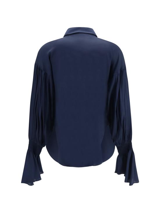 26FW 엘라 셔츠 PSH246CREPE 2 NAVY - ELLA
