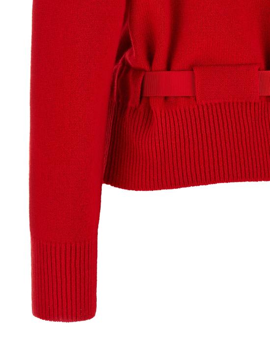 26FW 살바토레 페라가모 가디건 FE342418BM RED - SALVATORE FERRAGAMO