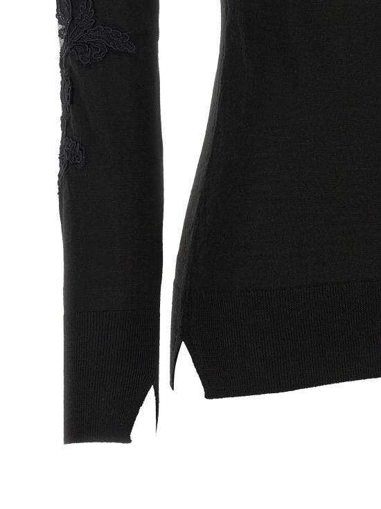 26FW 에르마노 설비노 터틀넥 ER342277BM BLACK - ERMANNO SCERVINO
