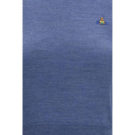 26FW 비비안웨스트우드 베아 크롭 가디건 VI1803002QY005EK409BB BLUE - VIVIENNE WESTWOOD