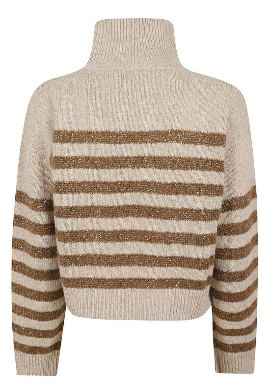 26FW 브루넬로 쿠치넬리 터틀넥 MGY563704 CHW39 MARMO BROWN - BRUNELLO CUCINELLI