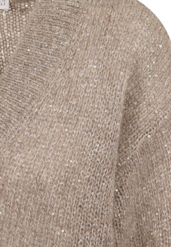 26FW 브루넬로 쿠치넬리 스웨터 MMS579702 C9900 TAN - BRUNELLO CUCINELLI