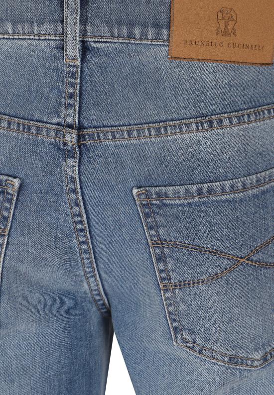 26FW 브루넬로 쿠치넬리 라이트웨이트 데님 팬츠 M283PD3210 C1470 DENIM CHIARO OLD - BRUNELLO CUCINELLI