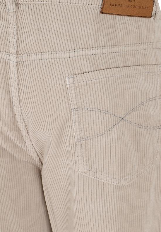 26FW 브루넬로 쿠치넬리 스트레이트 팬츠 M280NF1012 CMG23 MARMO GIRIGO - BRUNELLO CUCINELLI