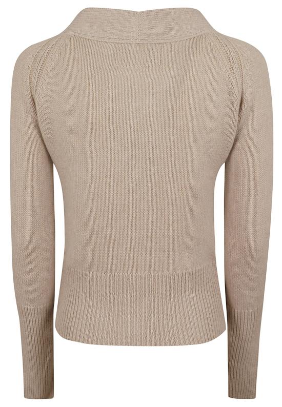 26FW 에르마노 설비노 가디건 D495N728 IWN 41116 ALMOND BUF - ERMANNO SCERVINO