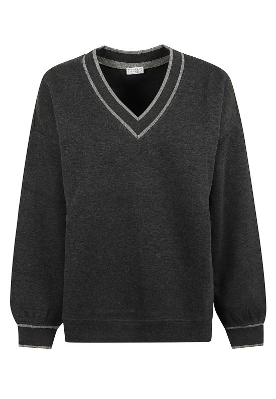 26FW 브루넬로 쿠치넬리 스웨터 MD991B2Q02 C104 ANTHRACITE