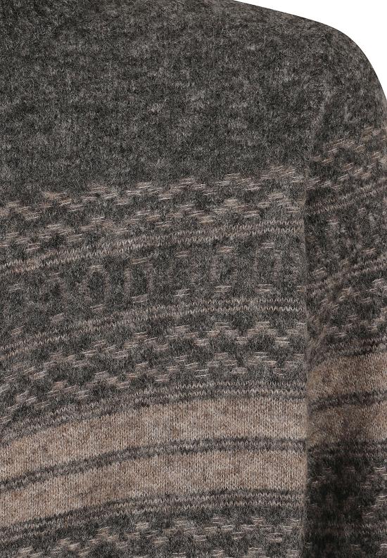 26FW 브루넬로 쿠치넬리 집업 니트 MTF710016 CTR58 CARBONE CASTAGNA - BRUNELLO CUCINELLI