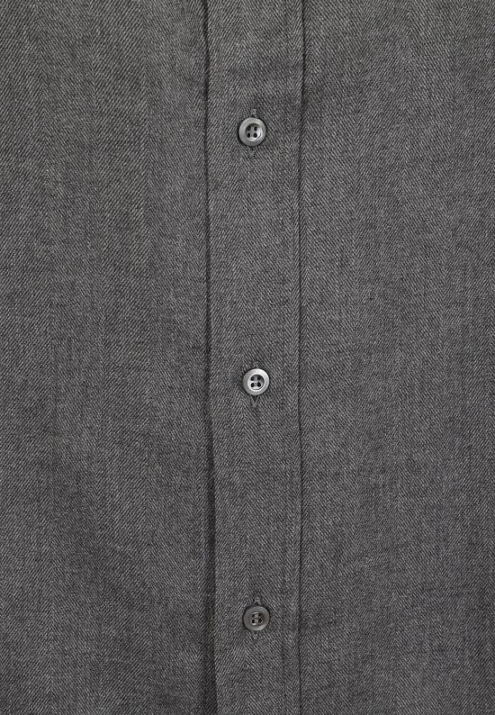 26FW 브루넬로 쿠치넬리 긴팔 셔츠 MY6370627 C044 GRIGIO SCURO - BRUNELLO CUCINELLI