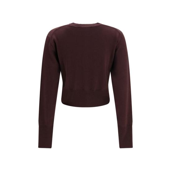 26FW 비비안웨스트우드 베아 크롭 가디건 VI1803002UY005ED408BB PURPLE - VIVIENNE WESTWOOD