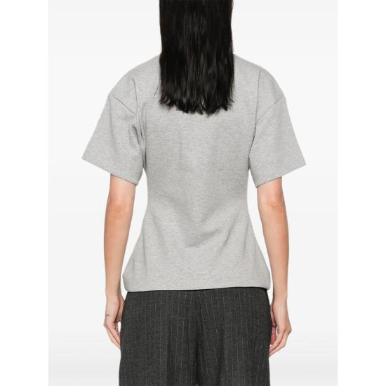 26FW 라 피신 탑 LF261WT001 JS036 100 GREY - LA PISCINE