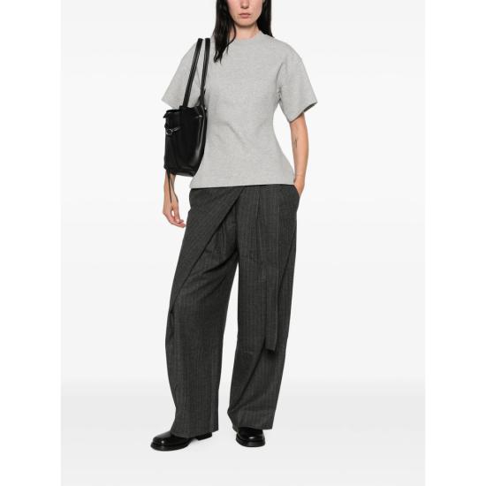 26FW 라 피신 탑 LF261WT001 JS036 100 GREY - LA PISCINE