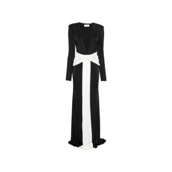26FW 뉴어라이벌 롱 원피스 NA00303360881 BLACK WHITE