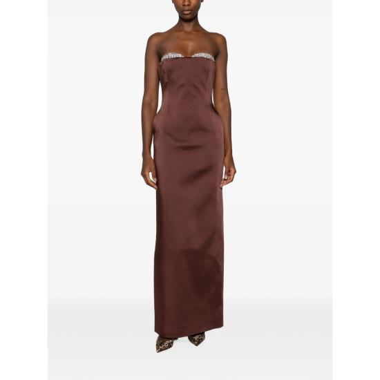 26FW 뉴어라이벌 미디 원피스 NA00304690963 BROWN - NEW ARRIVALS