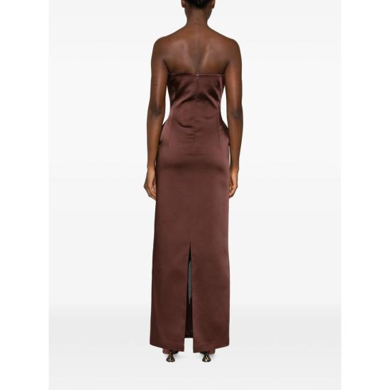 26FW 뉴어라이벌 미디 원피스 NA00304690963 BROWN - NEW ARRIVALS
