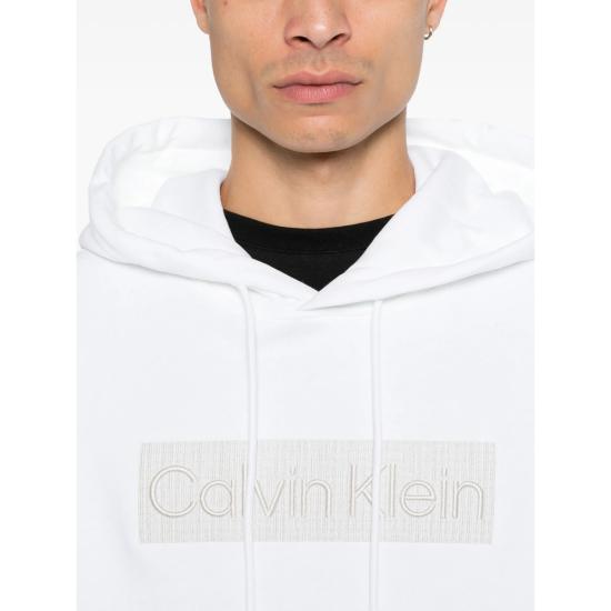 26FW 캘빈클라인 후드 티셔츠 LV04LH227GYAF BRWHI WHITE - CALVIN KLEIN