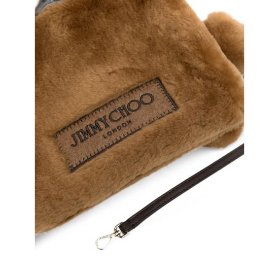 26FW 지미추 토트백 DRAWSTRING XFK TECGO BROWN - JIMMY CHOO