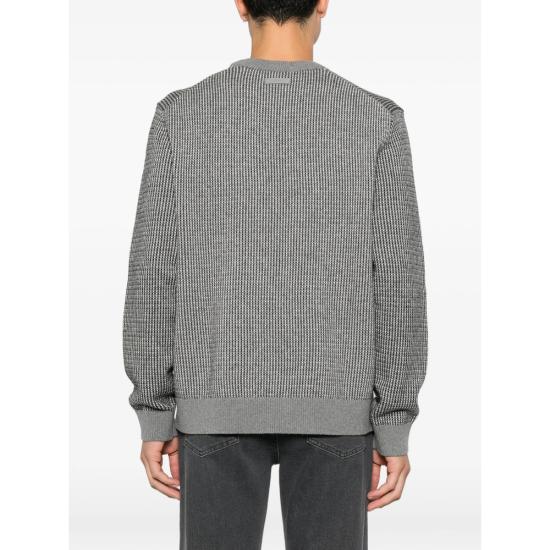 26FW 캘빈클라인 스웨터 LV04LH310GP7E MEGRE GREY BLACK - CALVIN KLEIN