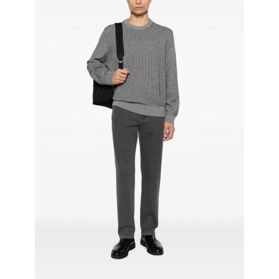 26FW 캘빈클라인 스웨터 LV04LH310GP7E MEGRE GREY BLACK - CALVIN KLEIN