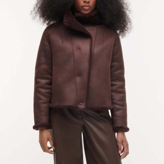  AR STUDIO 무스탕 Ar Studio Mallow Teddy Wool Jacket Shiraz - OTHER BRANDS