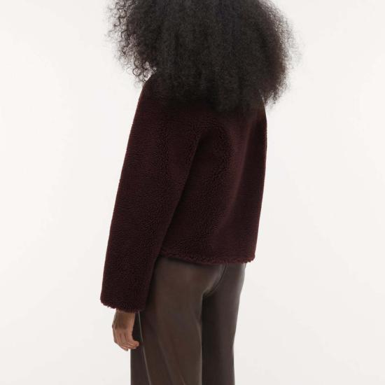  AR STUDIO 무스탕 Ar Studio Mallow Teddy Wool Jacket Shiraz - OTHER BRANDS