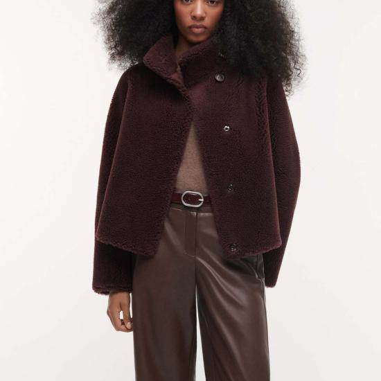  AR STUDIO 무스탕 Ar Studio Mallow Teddy Wool Jacket Shiraz - OTHER BRANDS
