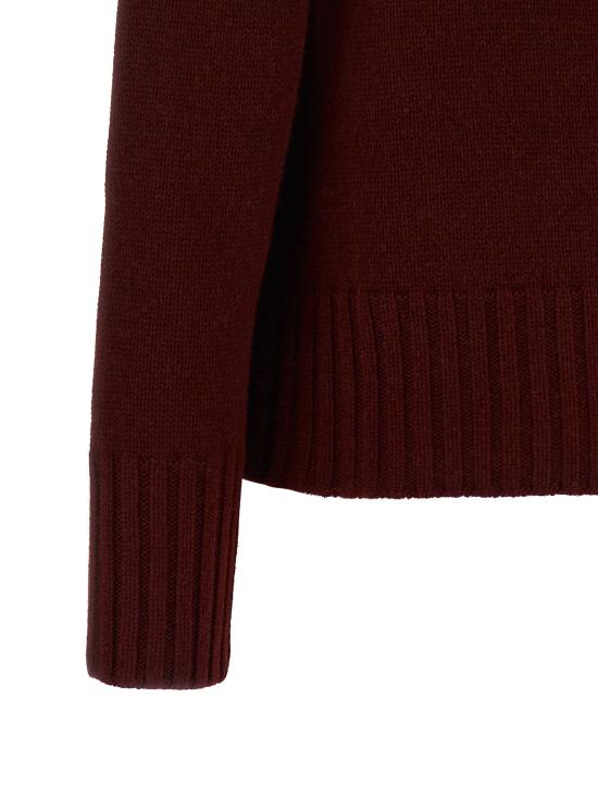 26FW 에스막스마라 터틀넥 만토바 스웨터와 카디건 보르도 - 'S MAX MARA