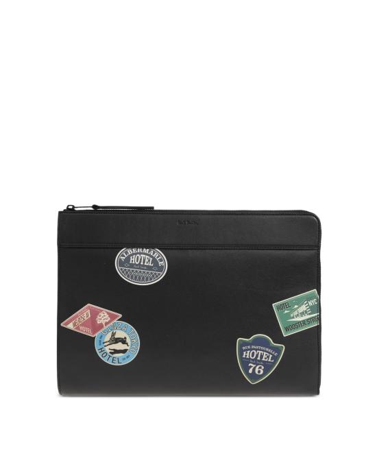 26FW 폴 스미스 클러치/파우치 M1A 8346 WSTAMP 79 NERO MULTI